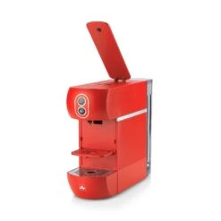 Illy E.S.E. Pod Coffee Machine - Red -Kitchen Appliances Shop 2020 illyESE Machine at Angle open