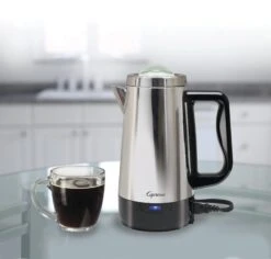 Capresso Perk Electric Percolator 8-Cup 12 Capresso Perk Electric Percolator 8-Cup -Kitchen Appliances Shop 403.05LifestyleHR