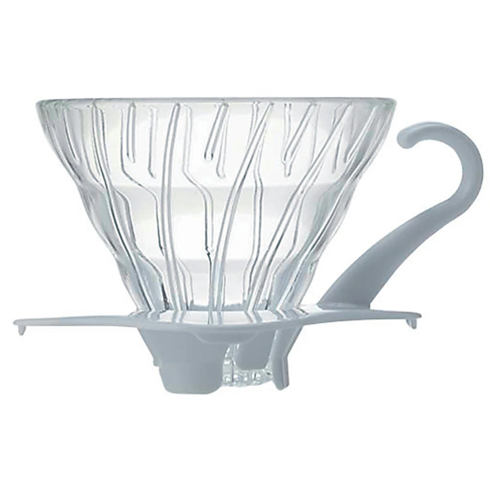 Hario V60 02 White Glass Coffee Dripper 3 Hario V60 02 White Glass Coffee Dripper