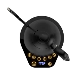 Brewista Artisan Electric Gooseneck Kettle - All Black -Kitchen Appliances Shop ArtisanKettlesolidblackonblacktopview