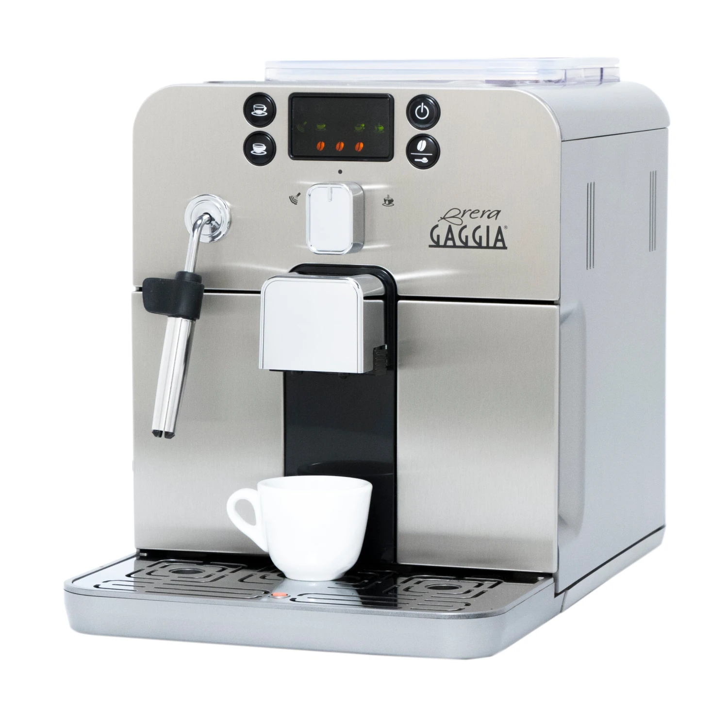 Gaggia Brera Cappuccino Espresso Machine In Silver 4 Gaggia Brera Cappuccino Espresso Machine In Silver - Image 2