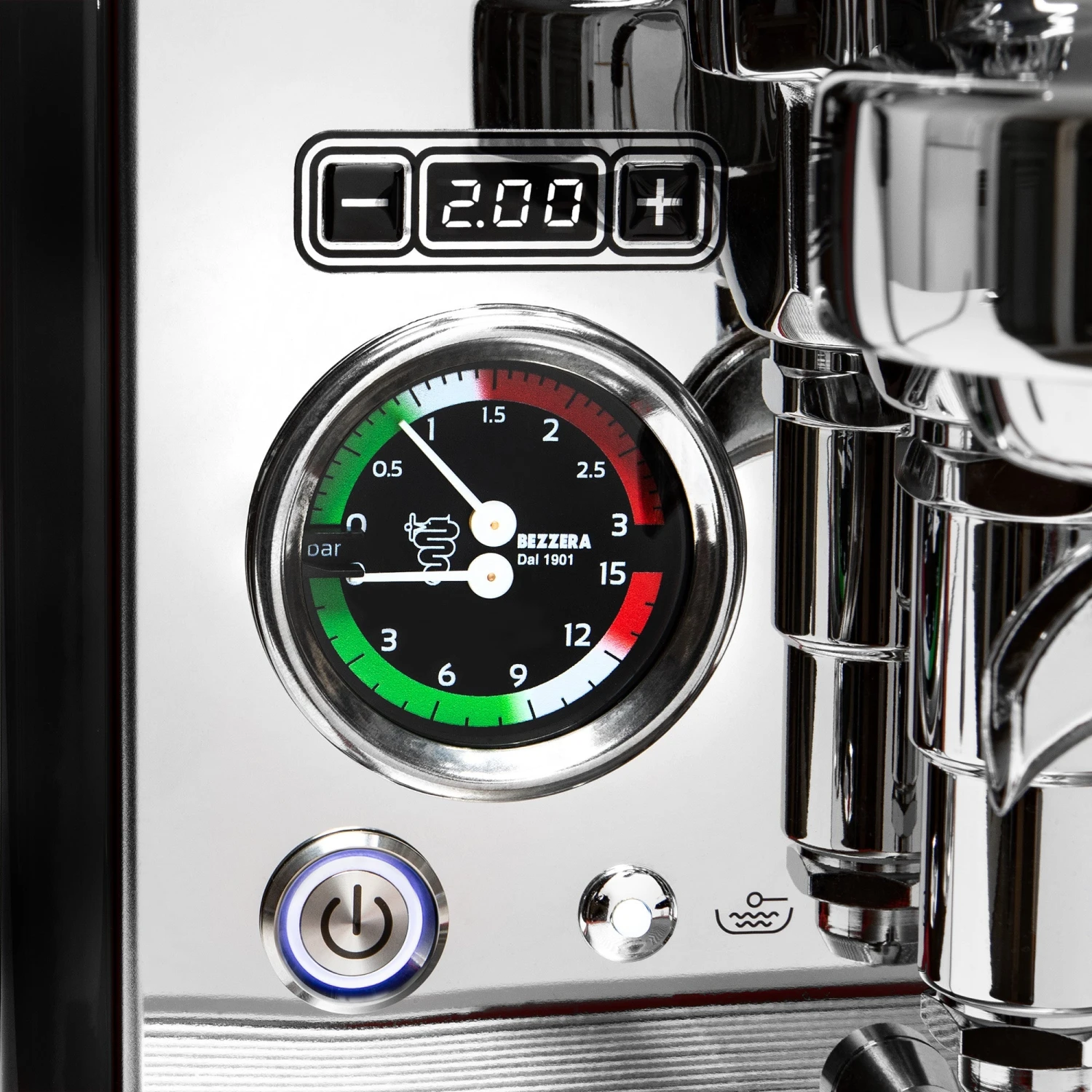 Bezzera Aria PID Espresso Machine With Flow Control - Total Black With Rosewood 5 Bezzera Aria PID Espresso Machine With Flow Control - Total Black With Rosewood - Image 3