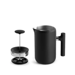 Fellow Clara French Press - Black -Kitchen Appliances Shop Clara FrenchPress MB Open
