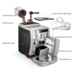 Delonghi ECAM22110SB Magnifica XS Super-Automatic Espresso Machine 14 Delonghi ECAM22110SB Magnifica XS Super-Automatic Espresso Machine -Kitchen Appliances Shop Coffee3DMagnificaECAM22110sb