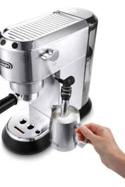DeLonghi EC685M Dedica Deluxe Espresso Machine -Kitchen Appliances Shop DedicaDeLuxe EC685M adjustabblecappuccino