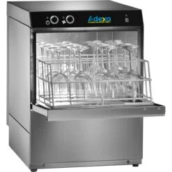 Commercial Glasswasher Premium 400mm Basket 30 Baskets/hour Drain Pump Detergent Dosing Pump 13A | Adexa ADX40