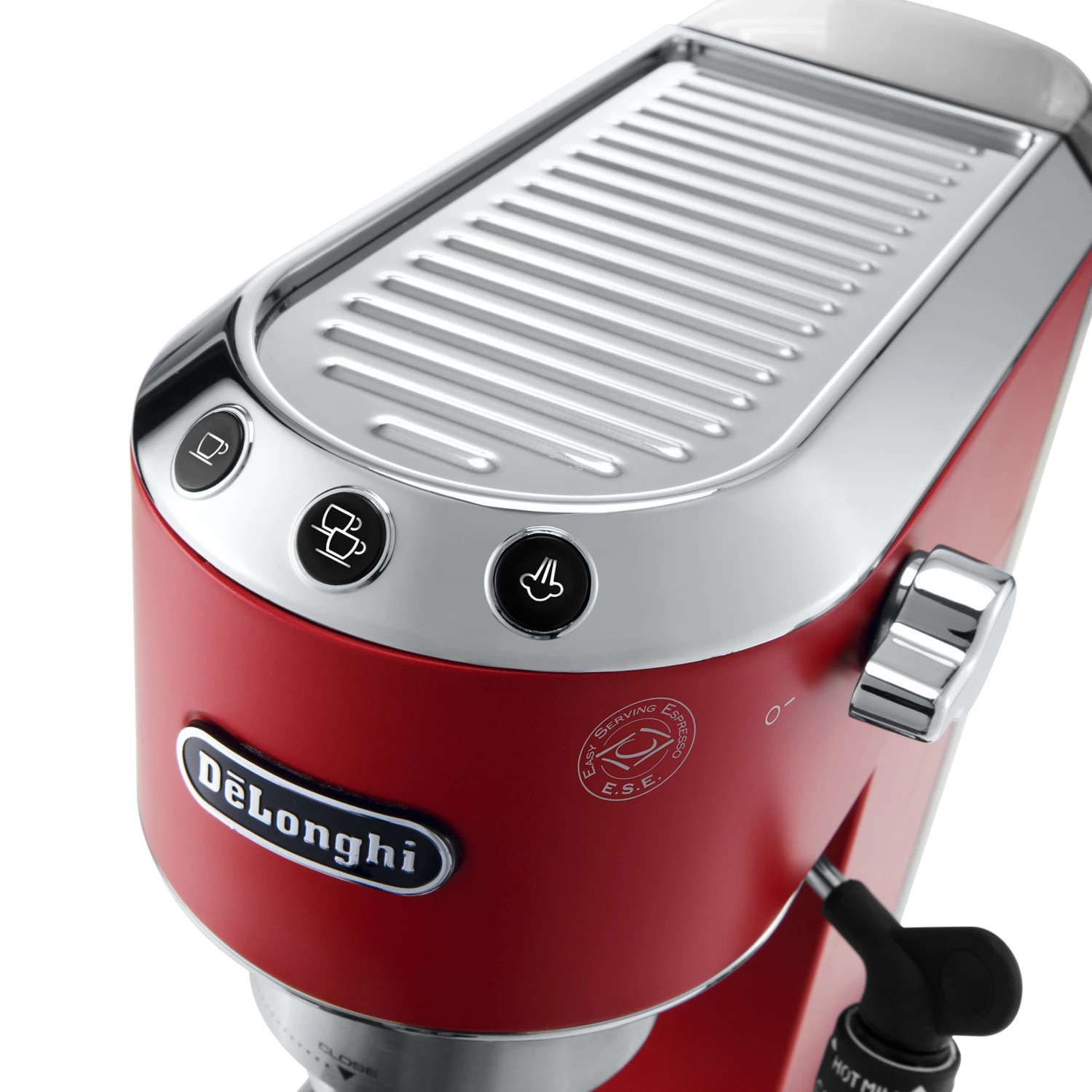 DeLonghi EC685R Dedica DeLuxe Pump Espresso Machine - Red 6 DeLonghi EC685R Dedica DeLuxe Pump Espresso Machine - Red - Image 4
