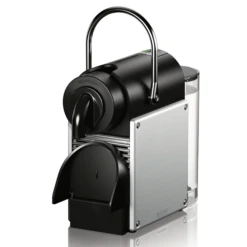 Nespresso Pixie Espresso Machine By DeLonghi With Aeroccino - Aluminum -Kitchen Appliances Shop EN124S Angled bfbda737 4db8 48fe b204 05144ba5e596