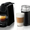 Nespresso Essenza Mini Espresso Machine By DeLonghi With Aeroccino - Black -Kitchen Appliances Shop EN85BAE