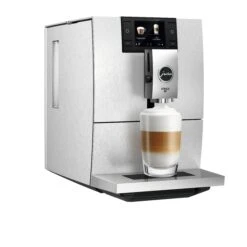 JURA ENA 8 Espresso Machine - Massive Aluminum -Kitchen Appliances Shop ENA 8 Massive Aluminum angle latte macchiato