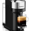 Nespresso Vertuo Next Deluxe Espresso Machine By DeLonghi - Chrome 1 Nespresso Vertuo Next Deluxe Espresso Machine By DeLonghi - Chrome -Kitchen Appliances Shop ENV120C Vertuo Next D Pure Chrome Delonghi 3Quarter Coffee