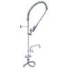 Pre Rinse Spray Unit With Swing Faucet Deck Mount Double Inlet Height 1000mm Stainless Steel | Adexa EQ2801A12 1 Pre Rinse Spray Unit With Swing Faucet Deck Mount Double Inlet Height 1000mm Stainless Steel | Adexa EQ2801A12 -Kitchen Appliances Shop EQ280112 1200x1200 1