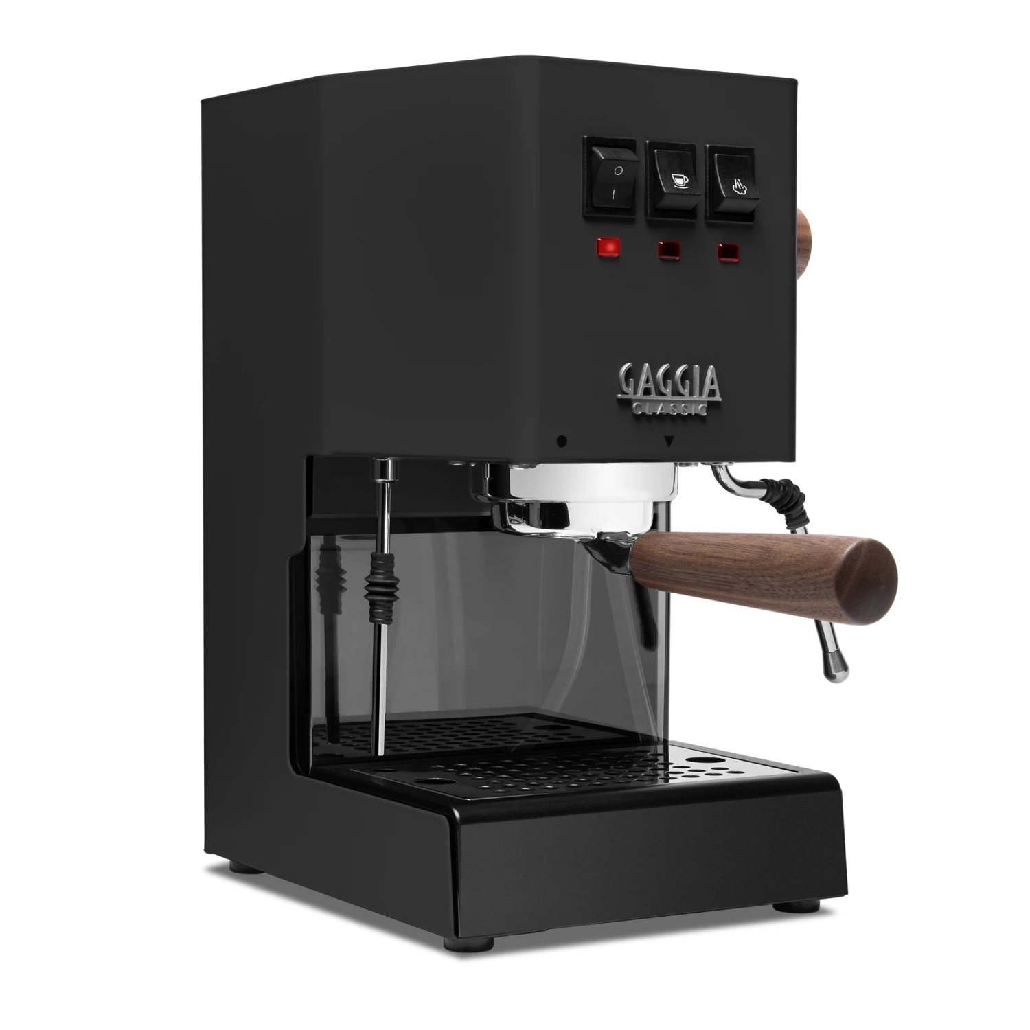 Gaggia Classic Evo Pro Espresso Machine In Thunder Black With Walnut 3 Gaggia Classic Evo Pro Espresso Machine In Thunder Black With Walnut