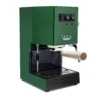 Gaggia Classic Evo Pro Espresso Machine In Jungle Green With Tiger Maple