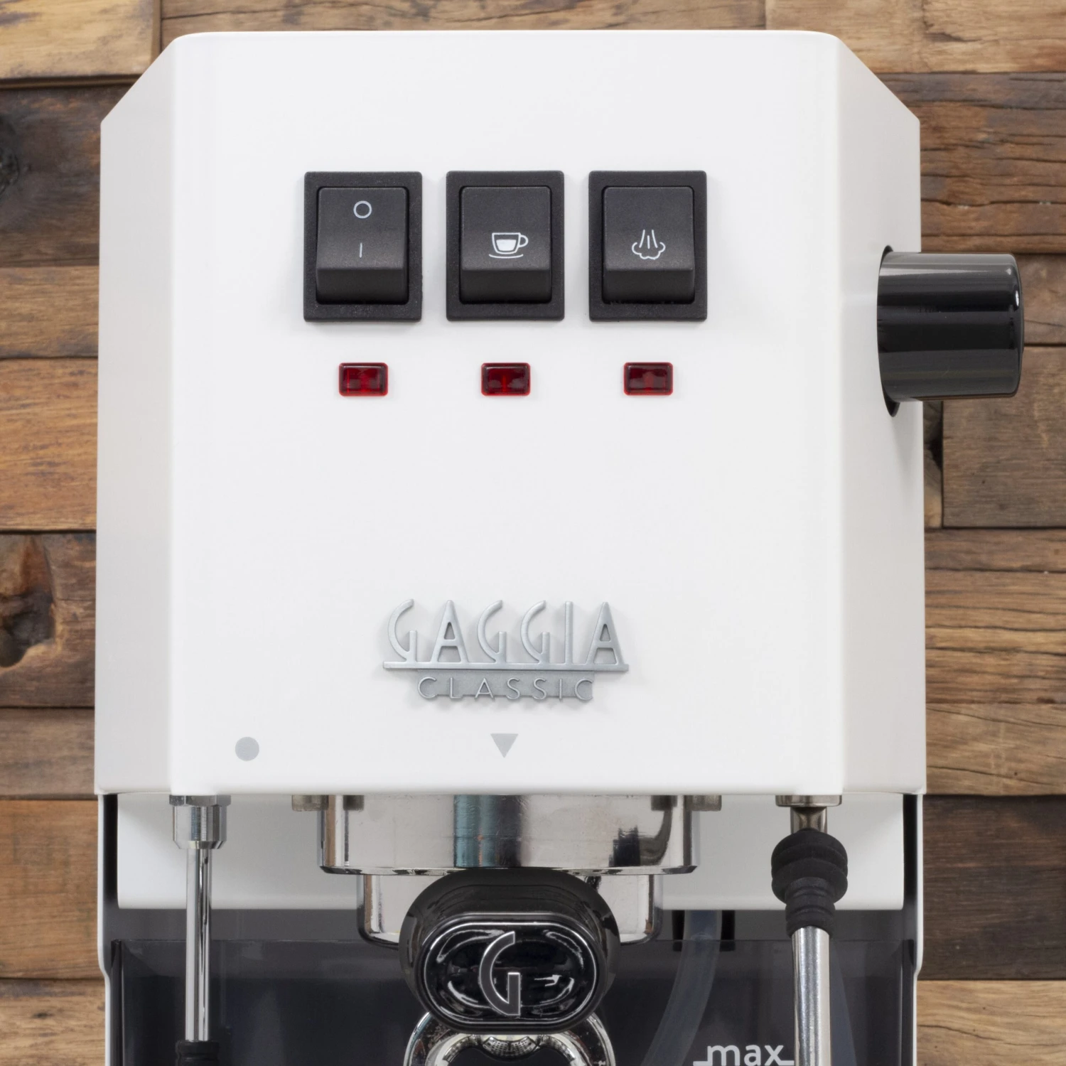 Gaggia Classic Evo Pro Espresso Machine In Polar White With Walnut 6 Gaggia Classic Evo Pro Espresso Machine In Polar White With Walnut - Image 4