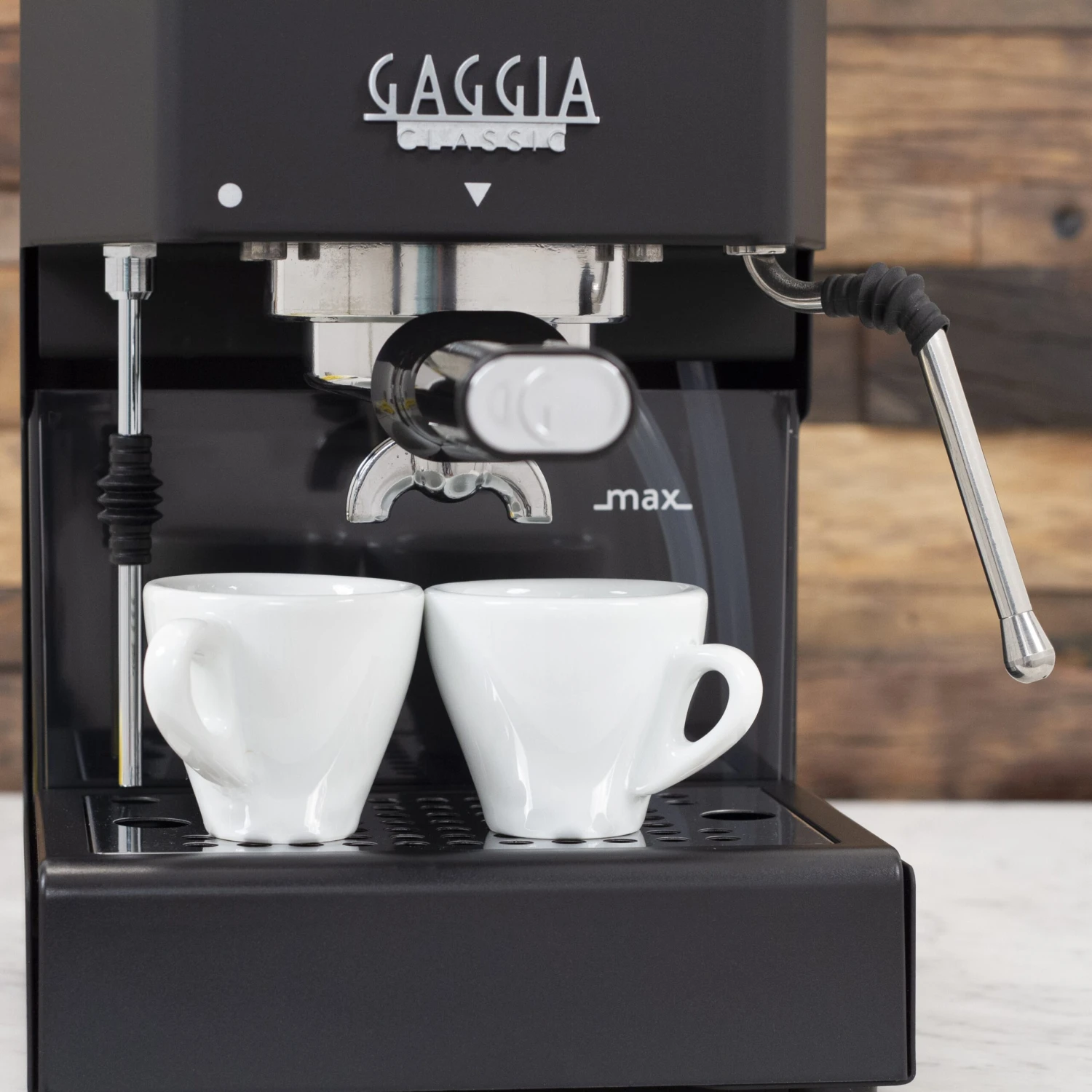 Gaggia Classic Evo Pro Espresso Machine In Thunder Black With Tiger Maple 6 Gaggia Classic Evo Pro Espresso Machine In Thunder Black With Tiger Maple - Image 4