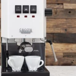 Gaggia Classic Evo Pro Espresso Machine In Polar White With Walnut 13 Gaggia Classic Evo Pro Espresso Machine In Polar White With Walnut -Kitchen Appliances Shop IMG 4127 d7f24805 c1d0 49d1 aaf0 2f875bad419c