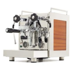 Profitec Pro 600 Dual Boiler Espresso Machine - Sapele Quarter Cut