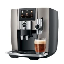 JURA J8 Super-Automatic Espresso Machine - Midnight Silver -Kitchen Appliances Shop J8 pss2 MiSi SL