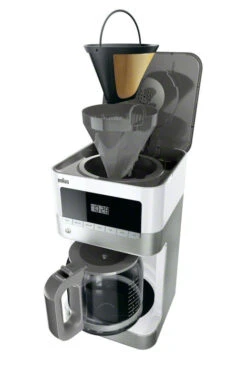 Braun KF6050WH BrewSense Coffee Maker In White -Kitchen Appliances Shop KF6050 BrewSense WHITE US Exploded1