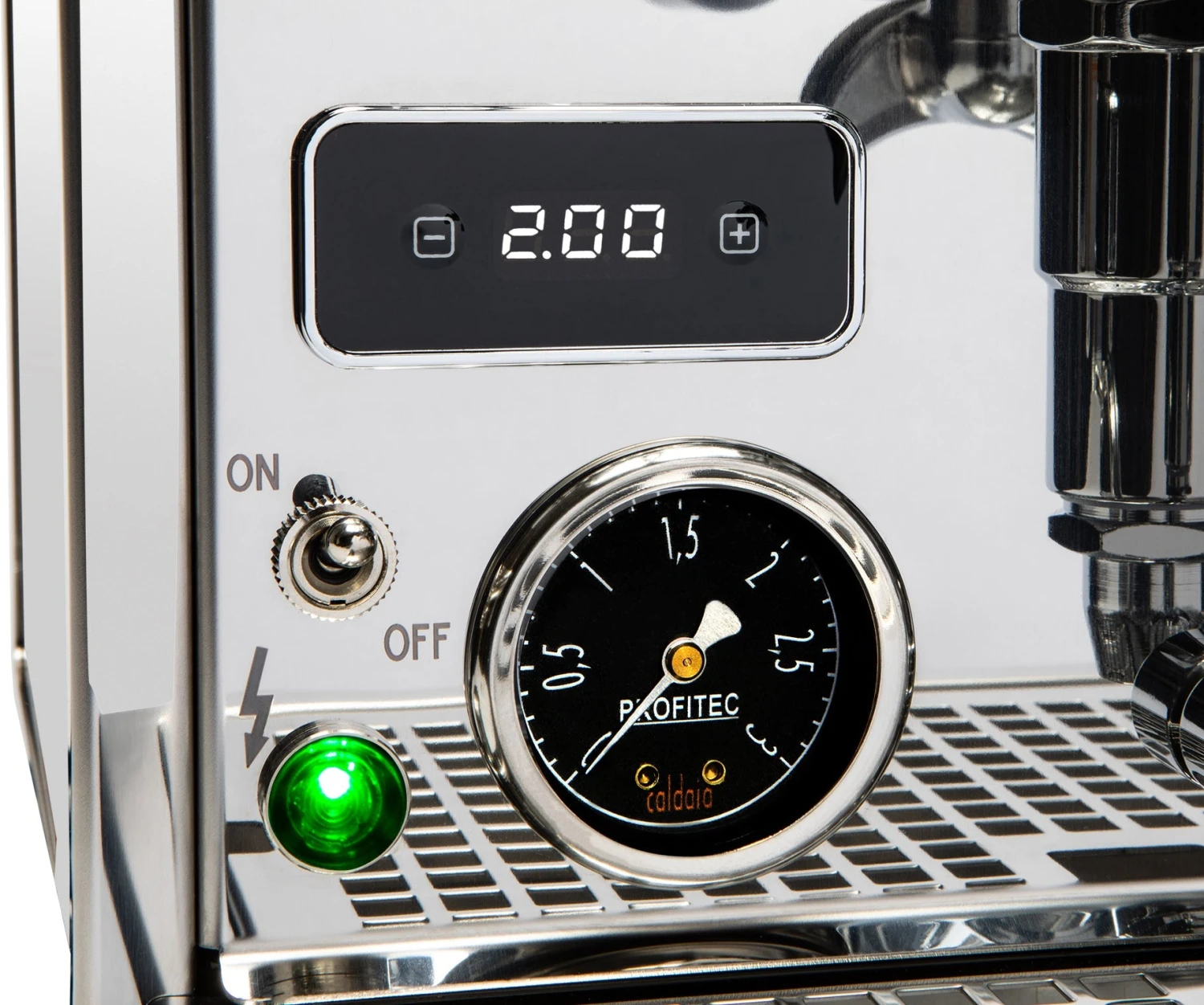 Profitec Pro 600 Dual Boiler Espresso Machine With Quick Steam Plus - Elm Carpathian Burl 14 Profitec Pro 600 Dual Boiler Espresso Machine With Quick Steam Plus - Elm Carpathian Burl - Image 12