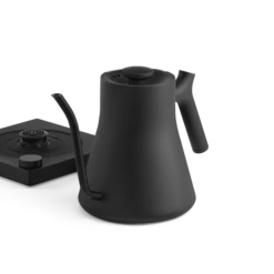 Fellow Stagg EKG Pro 0.9L Pour Over Kettle - Matte Black -Kitchen Appliances Shop StaggEKGPro MatteBlack WithBase 1