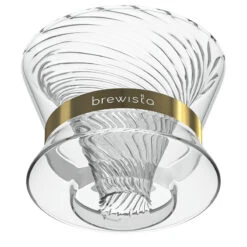 Brewista Tornado Duo Double Wall Glass Dripper -Kitchen Appliances Shop Tornado AngledDown