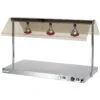 Buffet Food Warmer With Gantry Stainless Steel 3 Infrared Lamps Sneeze Guards 3xGN1/1 | Adexa WM3F 1 Buffet Food Warmer With Gantry Stainless Steel 3 Infrared Lamps Sneeze Guards 3xGN1/1 | Adexa WM3F -Kitchen Appliances Shop WM3F 1200x1200 1