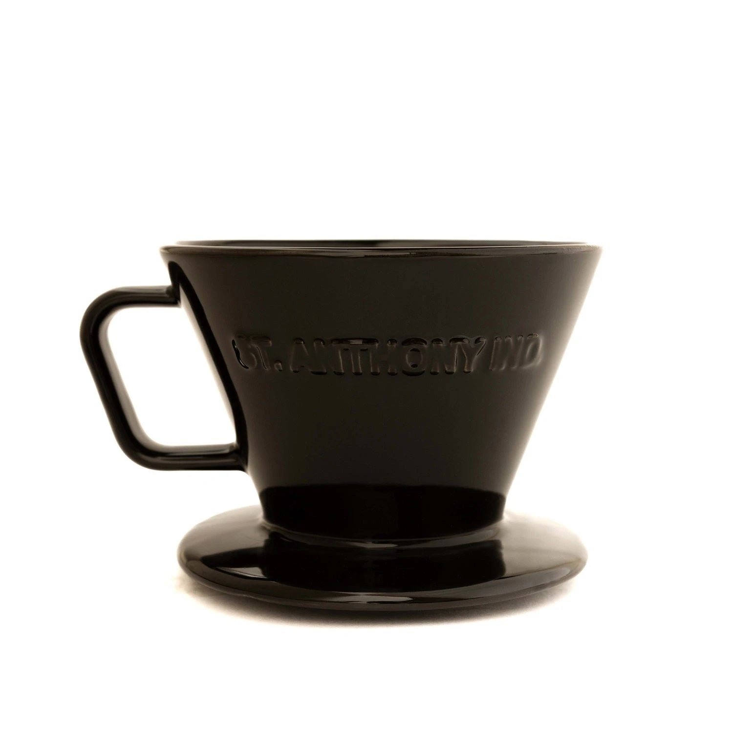 Saint Anthony Industries F70 Ceramic Flatbottom Pourover Brewer - Black 3 Saint Anthony Industries F70 Ceramic Flatbottom Pourover Brewer - Black