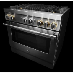RISE™ 36" Dual-Fuel Professional Range With Gas Grill -Kitchen Appliances Shop fraddpsqucsc