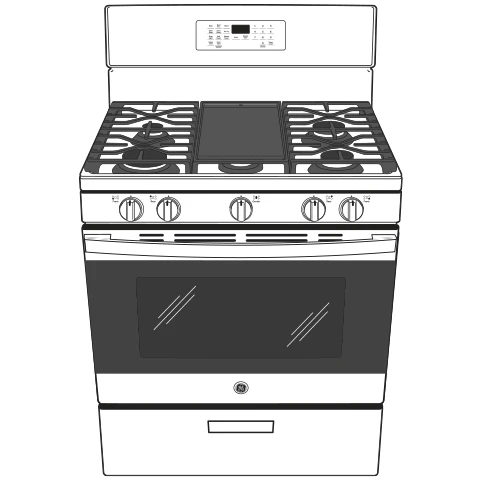 GE® 30" Free-Standing Gas Range 6 GE® 30" Free-Standing Gas Range - Image 4