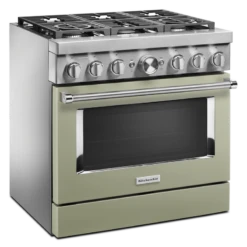 KitchenAid® 36'' Smart Commercial-Style Dual Fuel Range With 6 Burners -Kitchen Appliances Shop fratoxtmqzwn