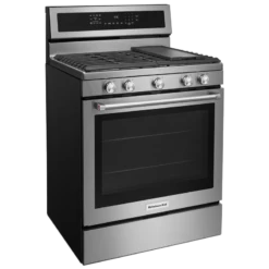 KitchenAid 30-Inch 5-Burner Gas Convection Range -Kitchen Appliances Shop frbmqelglecw