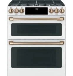Café™ 30" Smart Slide-In, Front-Control, Dual-Fuel, Double-Oven Range With Convection
