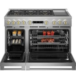 Monogram 48" All Gas Professional Range With 6 Burners And Griddle (Natural Gas) -Kitchen Appliances Shop frchhjupguzx
