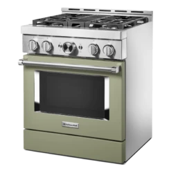 KitchenAid® 30'' Smart Commercial-Style Gas Range With 4 Burners -Kitchen Appliances Shop frdgfccnxjnu