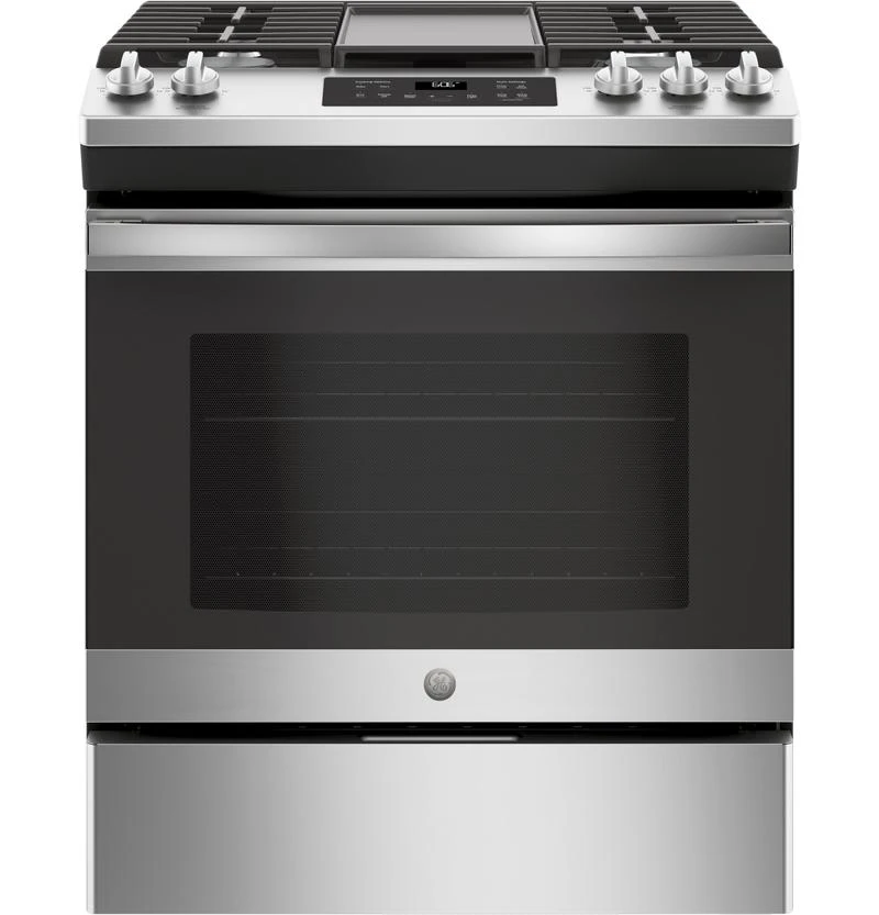 GE® 30" Slide-In Front Control Gas Range 3 GE® 30" Slide-In Front Control Gas Range