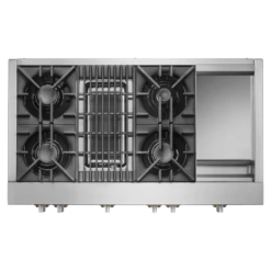 RISE™ 48" Dual-Fuel Professional-Style Range With Chrome-Infused Griddle And Grill -Kitchen Appliances Shop frdsrklmkdrq