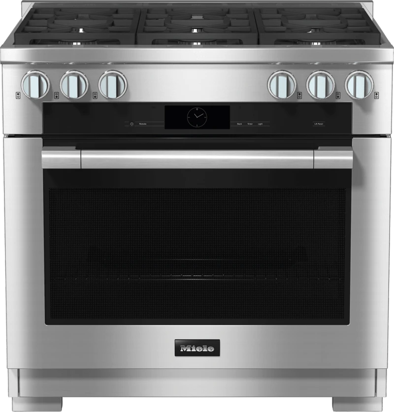 MIELE HR 1934-3 LP DF - 36 Inch Range Dual Fuel Model With M Touch. 3 MIELE HR 1934-3 LP DF - 36 Inch Range Dual Fuel Model With M Touch.