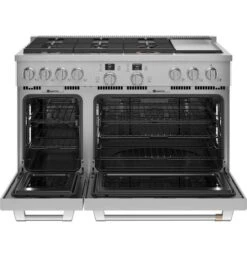 Café™ 48" Smart Dual-Fuel Commercial-Style Range With 6 Burners And Griddle (Natural Gas) -Kitchen Appliances Shop freoyzsoowqh