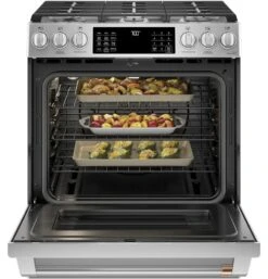 Café™ 30" Smart Slide-In, Front-Control, Gas Range With Convection Oven 24 Café™ 30" Smart Slide-In, Front-Control, Gas Range With Convection Oven -Kitchen Appliances Shop frepoglqpueu
