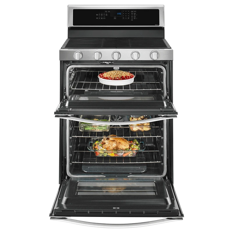 Whirlpool 6.0 Cu. Ft. Gas Double Oven Range With EZ-2-Lift™ Hinged Grates 5 Whirlpool 6.0 Cu. Ft. Gas Double Oven Range With EZ-2-Lift™ Hinged Grates - Image 3
