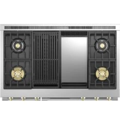 Monogram 48" Dual-Fuel Professional Range With 4 Burners, Grill, And Griddle (Natural Gas) -Kitchen Appliances Shop frfbojackvcs