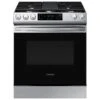 Samsung 6.0 Cu. Ft. Smart Slide-in Gas Range With Air Fry & Convection In Fingerprint Resistant Stainless Steel -Kitchen Appliances Shop frfcpihpdoaq