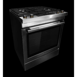 30" Dual-Fuel Downdraft Slide-In Range -Kitchen Appliances Shop frfcybessznh