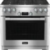 MIELE HR 1134-3 LP AG - 36 Inch Range All Gas With DirectSelect, Twin Convection Fans And M Pro Dual Stacked Burners