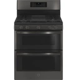 GE Profile™ 30" Free-Standing Gas Double Oven Convection Range With No Preheat Air Fry
