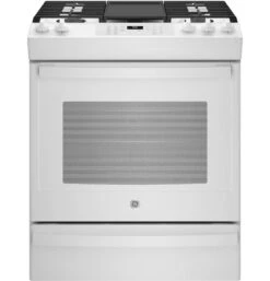 GE® 30" Slide-In Front-Control Convection Gas Range With No Preheat Air Fry