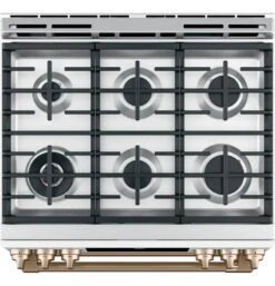 Café™ 30" Smart Slide-In, Front-Control, Gas Double-Oven Range With Convection -Kitchen Appliances Shop frfzfkxxnpst
