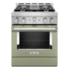 KitchenAid® 30'' Smart Commercial-Style Gas Range With 4 Burners